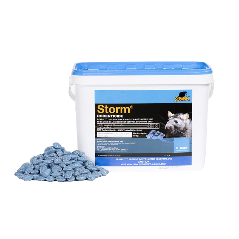 Buy BASF Storm® Rodenticide Wax Block Bait for Rat Solutions - Agrofog